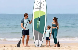 Deska do pływania SUP FunWater SUPFW69A 3,35m (zielono-biała).webp