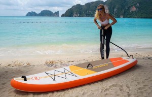 Deska do pływania SUP FunWater SUPFW69B 3,35m (pomarańczowo-biała).jpg