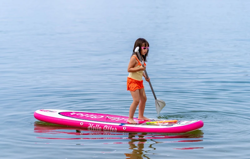 Deska SUP Padle Board dziecięca FunWater Tuxedo Sailor 2,4m (różowa).jpg