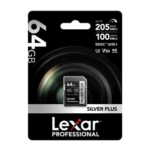 Karta pamięci Lexar Professional SILVER PLUS SDXC 64GB