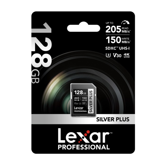Karta pamięci Lexar Professional SILVER PLUS SDXC 128GB