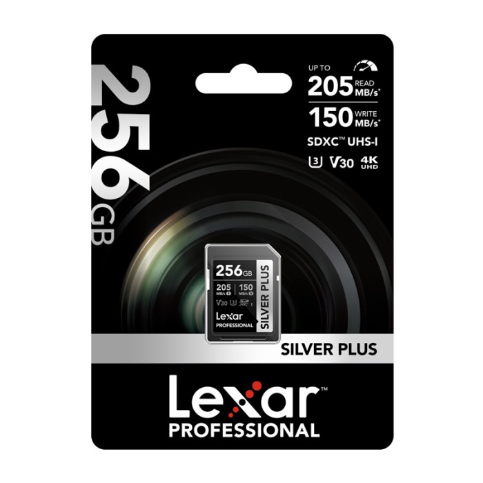 Karta pamięci Lexar Professional SILVER PLUS SDXC 256GB
