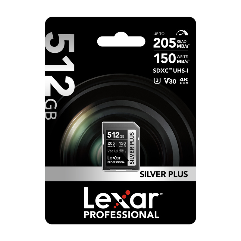Karta pamięci Lexar Professional SILVER PLUS SDXC 512GB