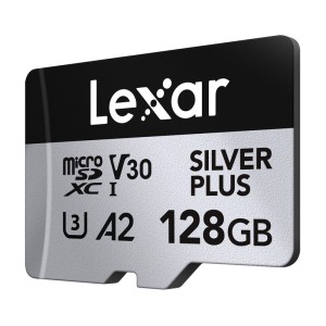 Karta pamięci Lexar High-Performance Silver Plus microSDXC 128GB + adapter