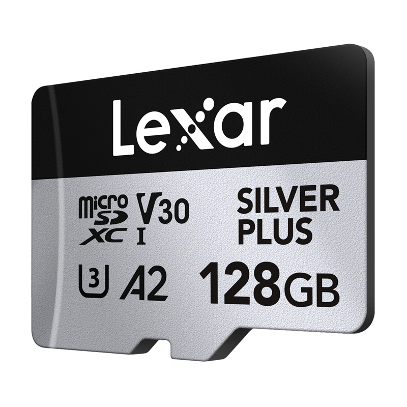 Karta pamięci Lexar High-Performance Silver Plus microSDXC 128GB + adapter