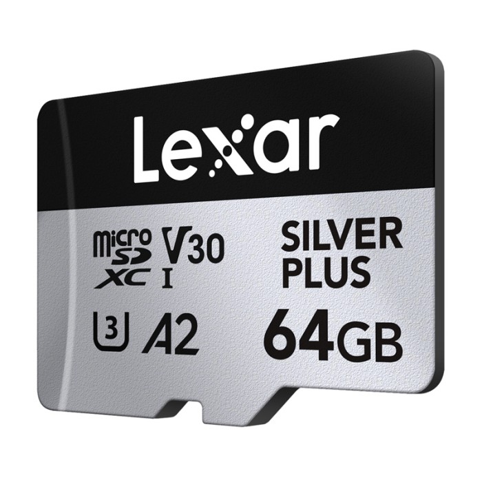 Karta pamięci Lexar High-Performance Silver Plus microSDXC 64GB + adapter