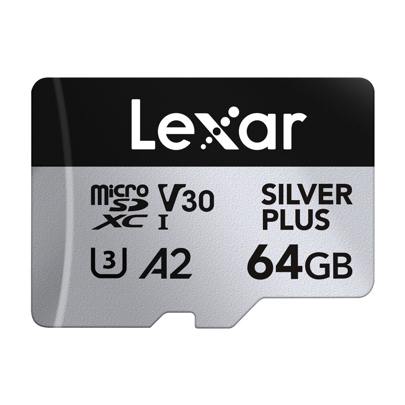 Karta pamięci Lexar High-Performance Silver Plus microSDXC 64GB + adapter