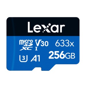 Karta pamięci Lexar High-Performance 633x microSDXC 256GB + adapter SD