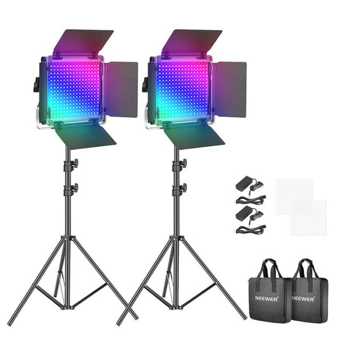 Zestaw lamp studyjnych NEEWER 660 PRO RGB LED 50W x2