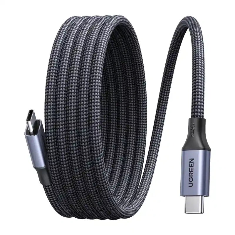 Kabel UGREEN L537 USB-C PD 240W 0.5m (szary)
