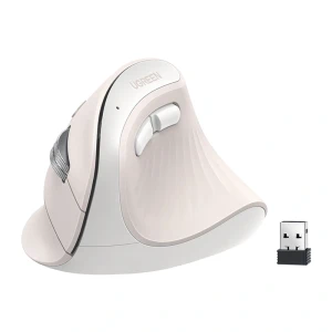 Mysz pionowa UGREEN MU008MINI BT 2.4G (biała)