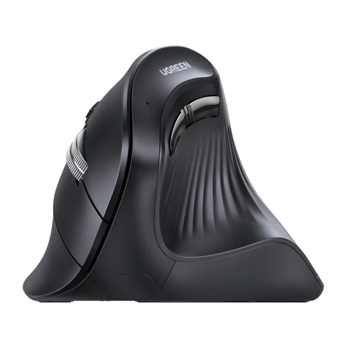 Mysz pionowa UGREEN MU008 BT 2.4G (czarna)