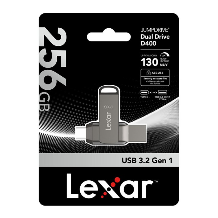 Pendrive Lexar Dual Type-C and Type-A USB 3.1 256GB
