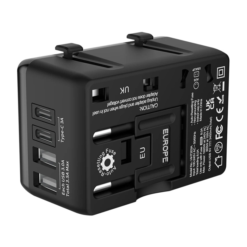 Adapter podróżny BLITZWOLF BW-TA1 4w1 2xUSB-A USB-C PD 20W