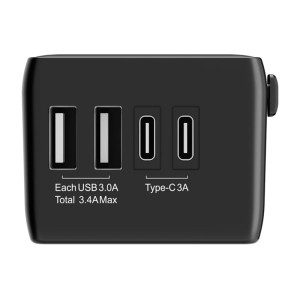 Adapter podróżny BLITZWOLF BW-TA1 4w1 2xUSB-A USB-C PD 20W