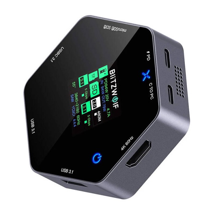 Stacja dokująca USB-C BLITZWOLF BW-TH16 8w1
