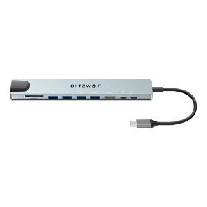 Stacja dokująca BLITZWOLF BW-TH5 10-portowa (srebrna)