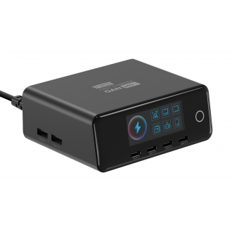 Ładowarka sieciowa Newell GaN 240 W TFT - EU