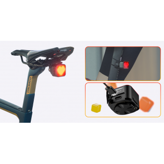 Lampka rowerowa Magene L308 tylna - mocowanie podsiodłowe