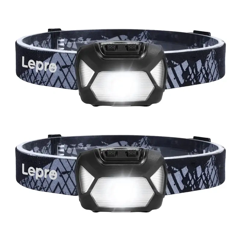 Zestaw 2x latarka czołowa LEPRO 320015-2 200lm na baterie