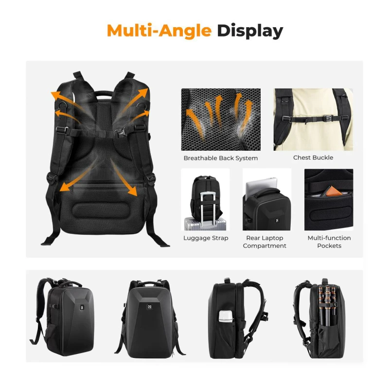 Plecak fotograficzny K&amp;F Concept Nature Wander 22 l - czarny_04_HD.jpg