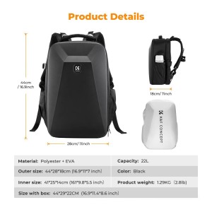 Plecak fotograficzny K&amp;F Concept Nature Wander 22 l - czarny_07_HD.jpg