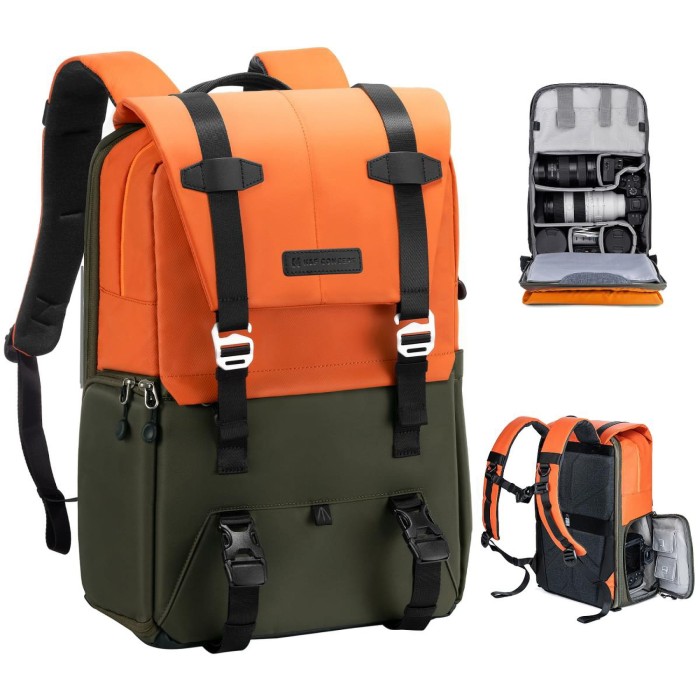 Plecak fotograficzny K&amp;F Concept Urban Wander 20 l - pomarańczowy_02_HD.jpg