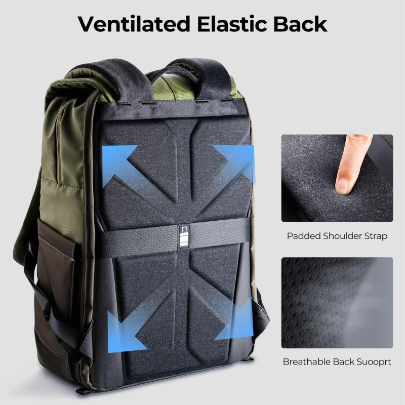 Plecak fotograficzny K&amp;F Concept Urban Wander 20 l - zielony_04_HD.jpg