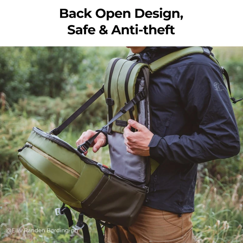 Plecak fotograficzny K&amp;F Concept Urban Wander 20 l - zielony_08_HD.jpg