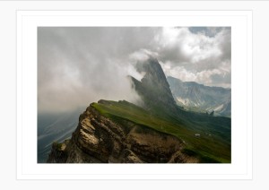 SECEDA PRZED BURZĄ - DOLOMITY biała rama.jpg