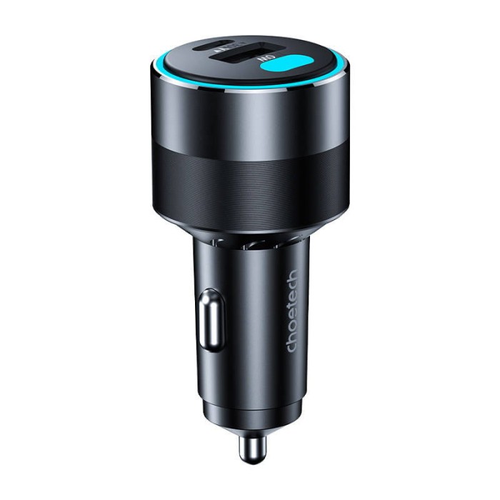 Ładowarka samochodowa Choetech TC0011 130W 2x USB C 1x USB A (czarna)