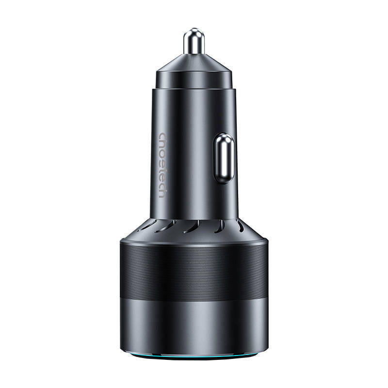 Ładowarka samochodowa Choetech TC0011 130W 2x USB C 1x USB A (czarna)