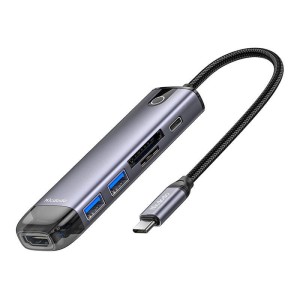 Hub USB-C Mcdodo HU-7420 6w1 (USB-C, USB3.0*2, SD, TF, HDMI)