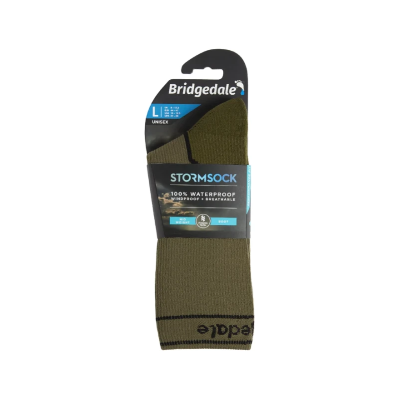 Skarpety wodoodporne Bridgedale StormSock Mid Boot - khakiolive (2).png