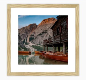 LAGO DI BRAIES dębowa rama kwadrat.jpg
