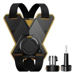 Uchwyt na kask motocyklowy PULUZ do kamer sportowych (m.in. Insta360 Ace Pro 2, DJI Osmo Action 5 Pro)